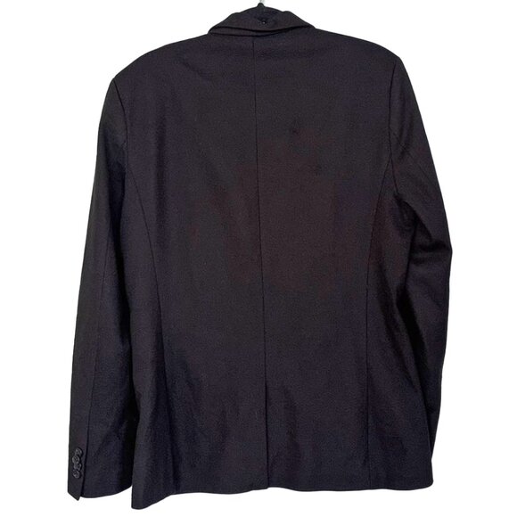 Zara Black One Button Blazer - Size L - New with Tags - Picture 3 of 5